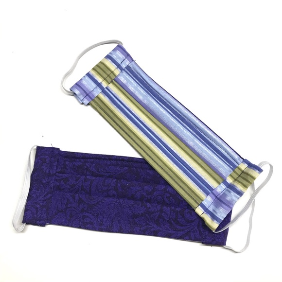 Face mask, face covering, filter pocket purple - Picture 4 of 8